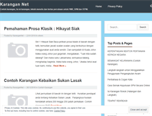 Tablet Screenshot of karangan.net